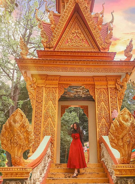 chùa khmer trà vinh