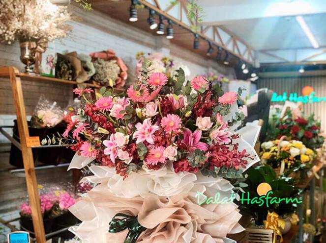 lẵng hoa chúc mừng khai trương