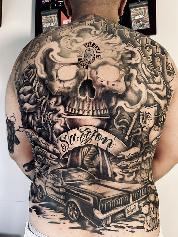 hình xăm chicano full lưng