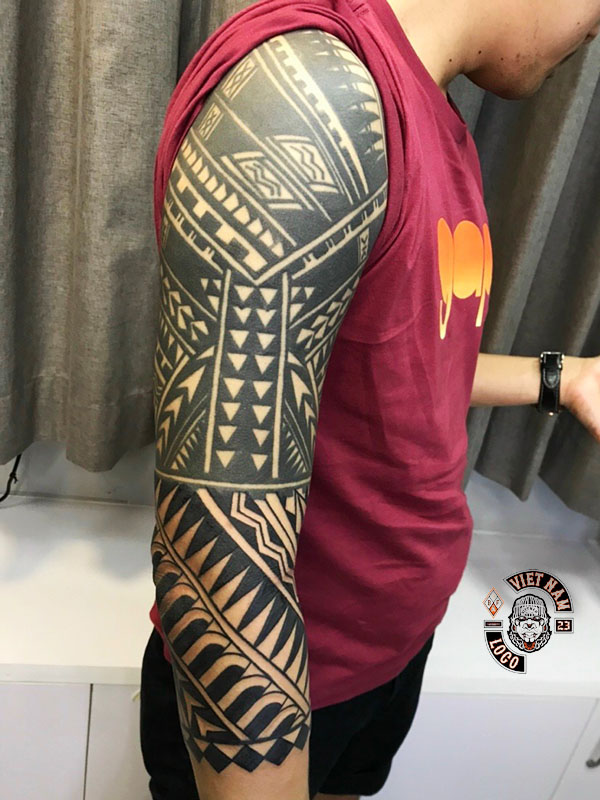 xăm hoa văn maori, hoa van maori